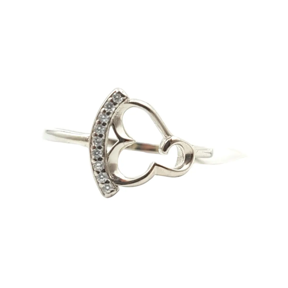 925 Sterling Silver Ring For Daily wear with Heart Design